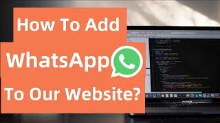 How to add WhatsApp chat to the website in 3 simple Steps.  | CodersSpot.in
