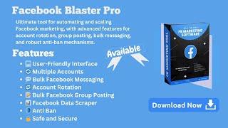 Facebook Blaster Pro Download Now - Facebook Bulk Marketing tool