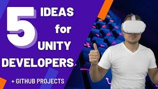 Top 5 new GAME IDEAS for aspiring UNITY developers (with GitHub Links)