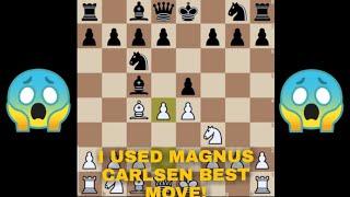 I used Magnus Carlsen Moves and my enemy resign early!