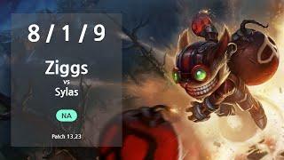 Ziggs Mid vs Sylas - NA GrandMaster Patch 13.23