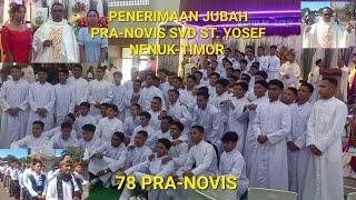 PENERIMAAN JUBAH 78 PRA-NOVIS SVD ST. YOSEF NENUK-TIMOR