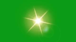 Lens Flare Green Screen Animation 1080p