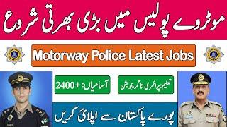 Motorway Police jobs 2021, National highway and motorway police 2k+ Jobs For Males & Females