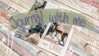 Creative Journal with me #15 | Traveler's Notebook Process Video | Pet Journal