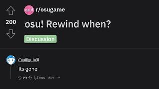 osu! Rewind when?