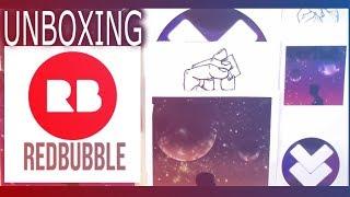 Redbubble Review - Stickers and Art board - Unboxing