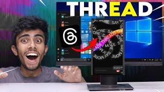 HOW TO INSTALL THREAD App on Windows 10 or 11 Without Any Emulator!Install For FREE