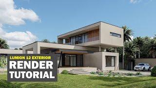 10 MINUTES EXTERIOR RENDER TUTORIAL LUMION 12