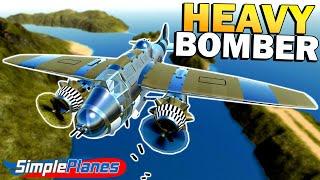 HEAVY BOMBER Takes Out Aircraft Carrier!  -  Simple Planes  -  Showcase