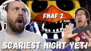 SCARIEST NIGHT YET! Markiplier Five Nights at Freddy's 2 - Part 3 (REACTION!) FNAF