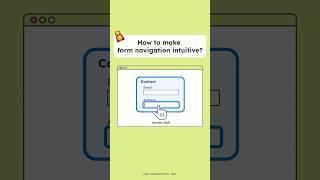 How to make form navigation intuitive? :focus-within #CSS #cssselectors #frontendly #accessibility