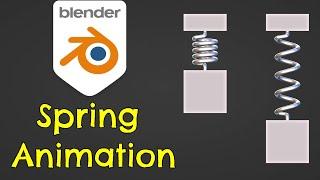 How to Make And Animate A Spring in Blender