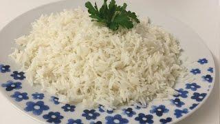 White Rice-طريقة عمل الأرز الأبيض المفلفل بدون ما يعجن