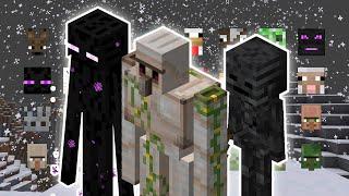TALL MOBS VS 6 OF EVERY MOB | MINECRAFT