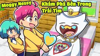 HIHA VÀ YUMMIE KHÁM PHÁ BÊN TRONG TIM CỦA MOGGY NESSY*HIHA MINECRAFT MOGGY NESSY️