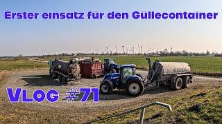 Farm-Vlog #71 Der Güllecontainer kommt zum Einstz