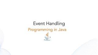 Event handling in java