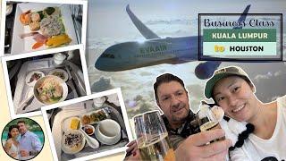 EVA Airways Business Class KL to Houston [Vlog# 29]