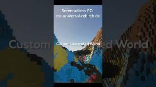 Minecraftserver Universal-Rebirth ZombieBlocksSaga (ZBS) Trailer #shorts #short #shortvideo