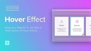 Elementor Hover Effects Sneak Peek