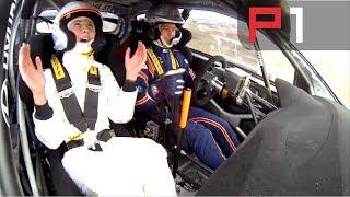 WRC Hyundai i20 flat out over MASSIVE jump - Rally Portugal 2014