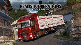 Realistic Operations-The Most Realistic Mods of Ets 2-MB Axor 1840. [Most Hidden Roads/1.53]