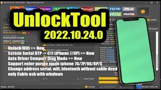 UnlockTool Change serial address, wifi address, bluetooth address only usb Cable with windows