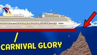  Carnival Glory VS Reef ◉ Floating Sandbox