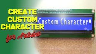 lcd custom character for arduino