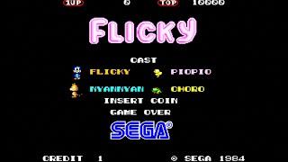 Flicky - Arcade Gameplay - SEGA 1984