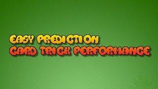 Easy Prediction Card Trick (Performance)