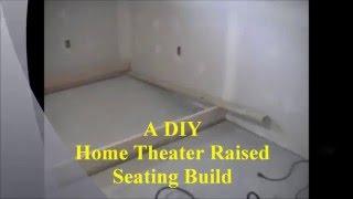 A DIY Home Theater Raised Seating Build