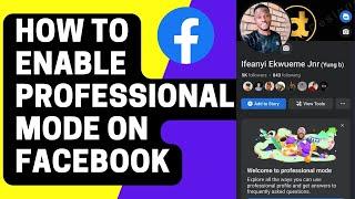 How To Enable Professional Mode On Facebook 2022