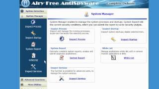 Airy Free AntiSpyware video demo