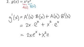 Derivatives of Exponential and Logarithmic Functions