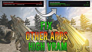 How To Fix Modern Warfare 3 OTHER APPS High VRAM Usage, Performance Issues on PC Warzone 3