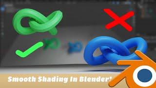 How To Use Smooth Shading In Blender!