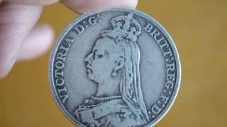 1890 British Crown Silver Unbox and Giveaway!