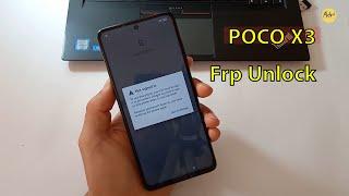 Xiaomi Poco X3 Frp Unlock/ Remove Google Account/ طريقة تخطي حساب جوجل بعد فورمات  شاومي بوكو اكس 3