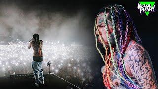 6ix9ine GIVES EMOTIONAL TRIBUTE TO XXXTENTACION LIVE IN ROMANIA 