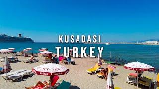 Kusadasi Turkey  Walking Tour in 4K | Aegean Coast