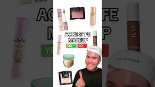 VIRAL ACNE SAFE MAKEUP! (follow for more!) #acne #acnetreatment #makeup #makeuptutorial #beauty