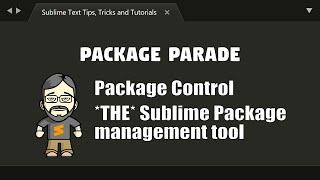 [PPR01] Package Control