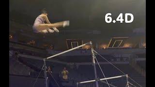 Suni Lee (USA) 2024 Uneven Bars (Podium Training at US Olympic trials) Analysis