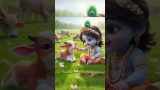 Cute  krishna status  choti choti gaeiya chote chote gol ️#remix #trinding #viral #shortsfeed