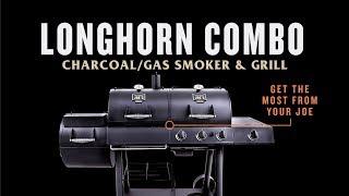 Oklahoma Joe’s Longhorn Combo Charcoal/Gas Smoker & Grill