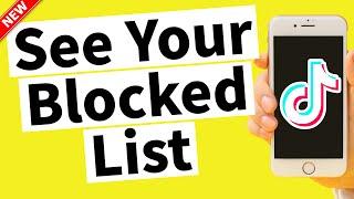 How To See Your Blocked List on TikTok? 2024 | Check Your Blocked list on tiktok 2024