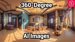 WOW! 360 degree AI Images - in Skybox, ControlNET, A1111 & Midjourney // Complete Guide