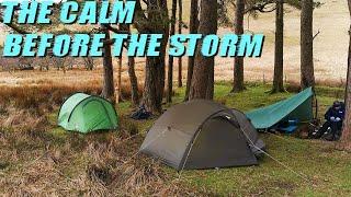 Strong Winds & Rain + A CowInvasion! Tarp Wild Camping by Pen Y Fan